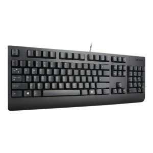 Lenovo (00XH692) Traditional USB Wired Keyboard - USB - Black - Keys: Belgium AZERTY - Special Offer